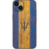 Barbados Flag Dark Wood iPhone 13 Skin